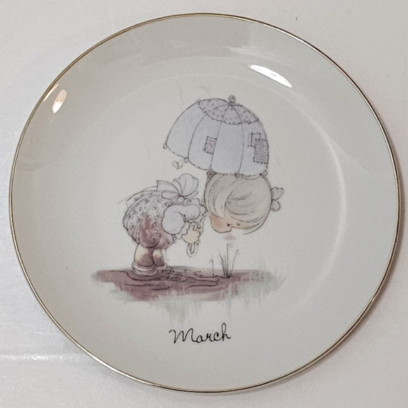 Precious Moments Months of the Year Plates - March - Picture 5 of 10